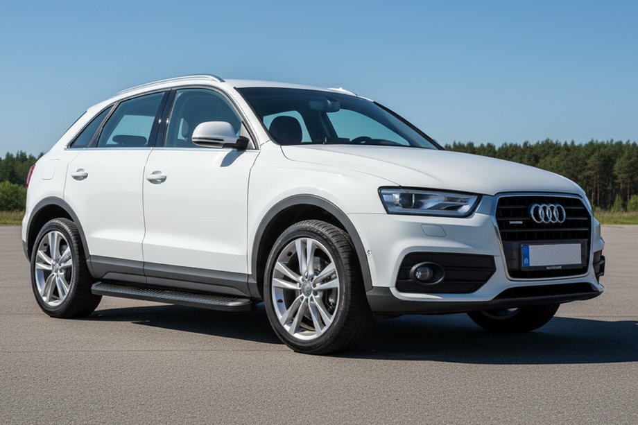 Audi Q3 2011–2019 Stranski pragovi Tayga Black (2 kosa, aluminij) Image