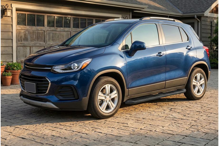 Chevrolet Trax 2012–2023 Stranski pragovi Tayga Black (2 kosa, aluminij) Image