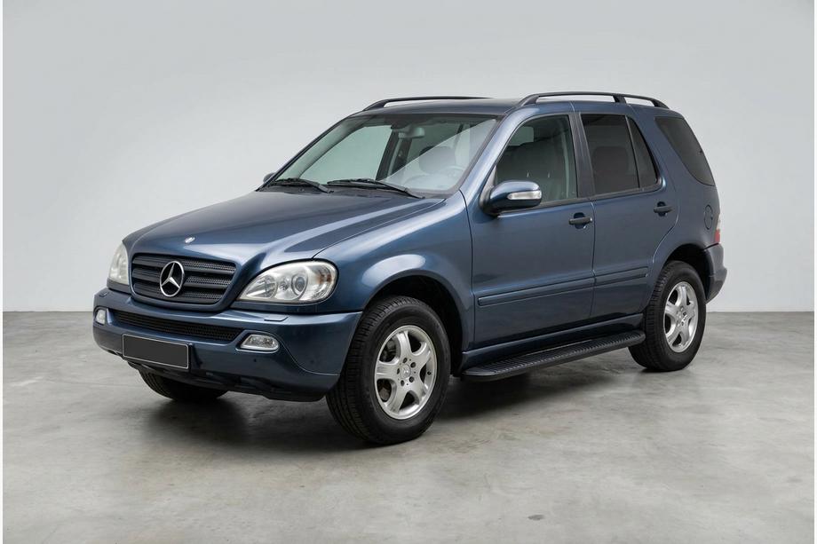 Mercedes ML W163 1997–2005 Stranski pragovi Tayga Black (2 kosa, aluminij) Image