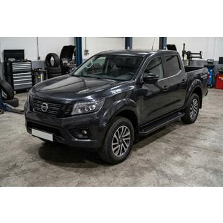 Stranske stopnice Allmond Black (2 kosa, aluminij)