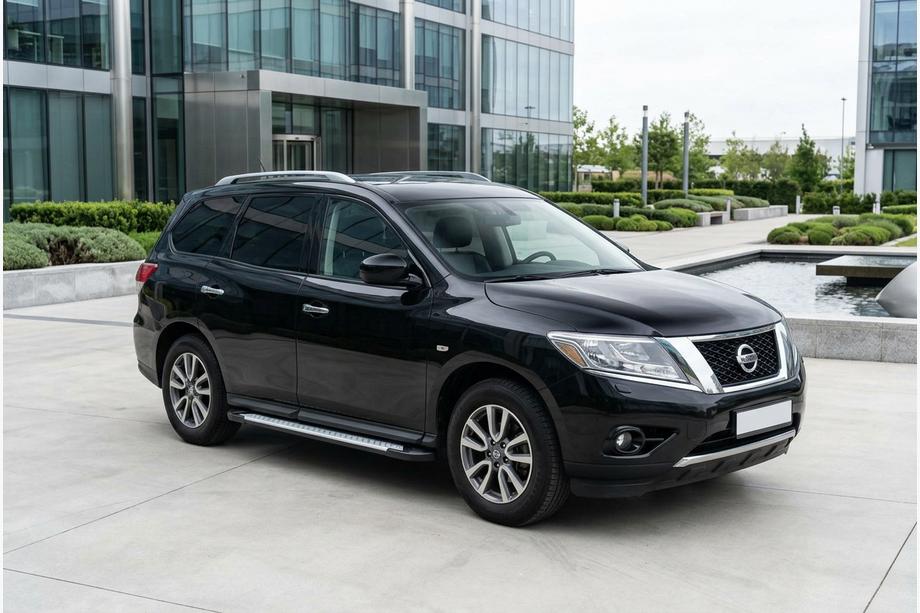 Nissan Pathfinder R52 2012–2021 Bočne stopnice Allmond Grey (2 kosa, aluminij) Image