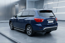 Nissan Pathfinder R52 2012–2021 Stranske stopnice Fullmond (2 kosa, aluminij) fotografija 1
