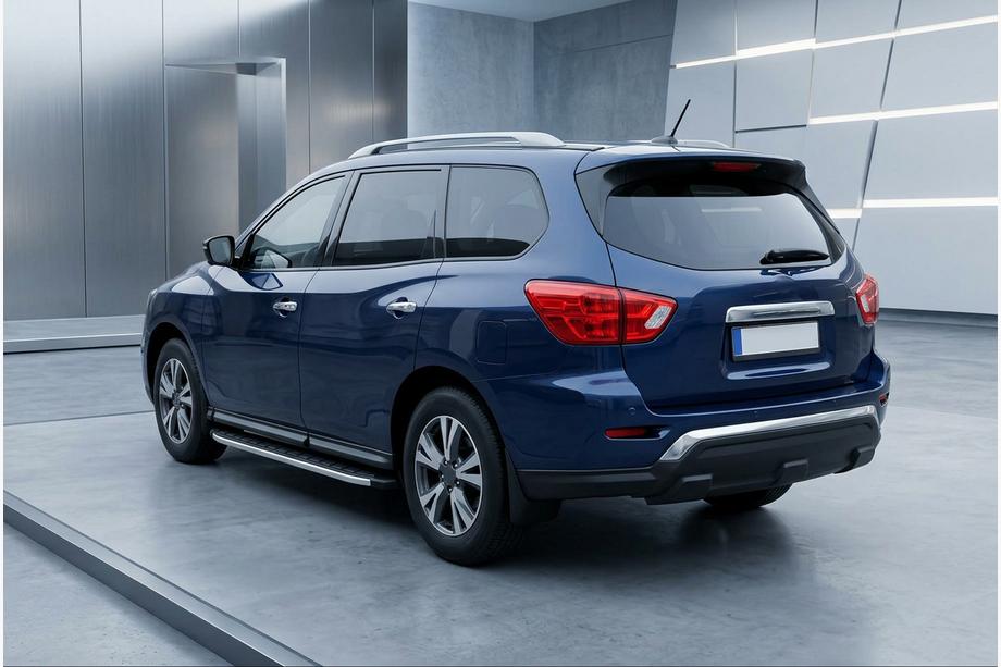 Nissan Pathfinder R52 2012–2021 Stranske stopnice Fullmond (2 kosa, aluminij) Image