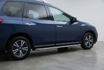 Nissan Pathfinder R52 2012–2021 Stranske stopnice Tayga Grey (2 kosa, aluminij) fotografija 1