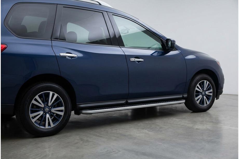 Nissan Pathfinder R52 2012–2021 Stranske stopnice Tayga Grey (2 kosa, aluminij) Image