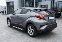 Toyota C-HR 2016–2023 Stranske stopnice Sunrise (2 kos, aluminij) fotografija 1
