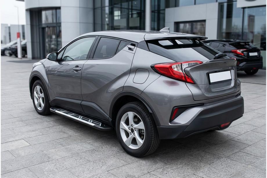 Toyota C-HR 2016–2023 Stranske stopnice Sunrise (2 kos, aluminij) Image