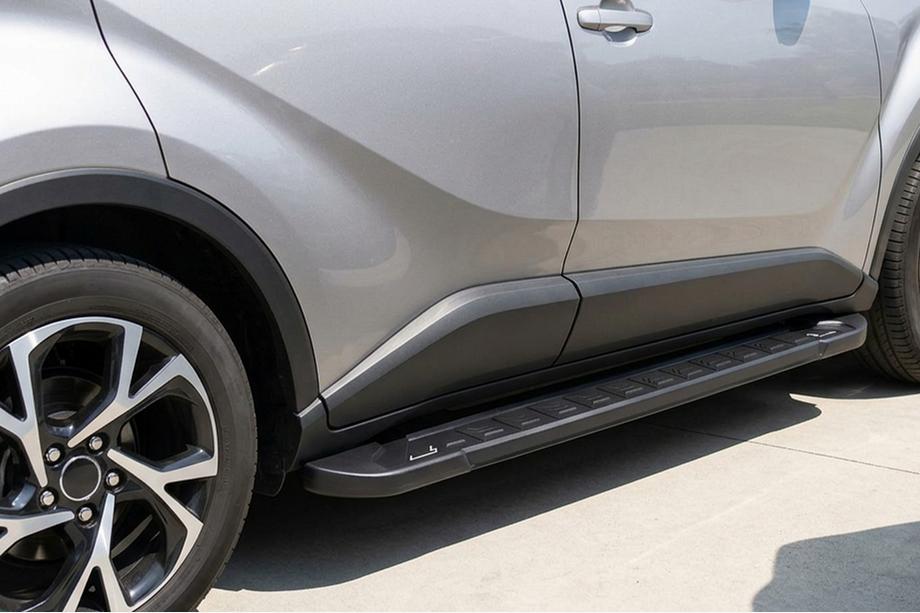 Toyota C-HR 2016–2023 Stranske stopnice RedLine Black (2 kos, aluminij) Image