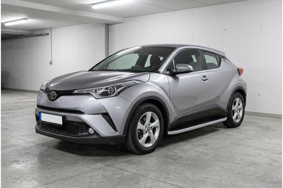 Toyota C-HR 2016–2023 Bočne stopnice Tayga Grey (2 kos, aluminij) Image