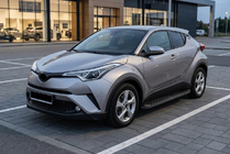 Toyota C-HR 2016–2023 Stranske stopnice Tayga Black (2 kos, aluminij) fotografija 1