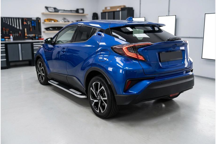 Toyota C-HR 2016–2023 Stranske stopnice Tayga V2 (2 kosa, aluminij) Image