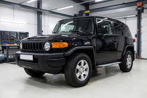 Toyota FJ Cruiser 2006–2022 Stranske stopnice Line (2 kosa, aluminij) fotografija 1