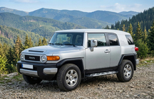 Toyota FJ Cruiser 2006–2022 Stranske stopnice Sunrise (2 kos, aluminij) fotografija 1