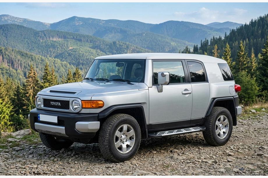Toyota FJ Cruiser 2006–2022 Stranske stopnice Sunrise (2 kos, aluminij) Image