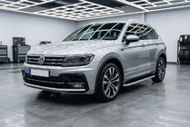 Volkswagen Tiguan 2016–2023 Stranske stopnice Tayga Grey (2 kos, aluminij) fotografija 1