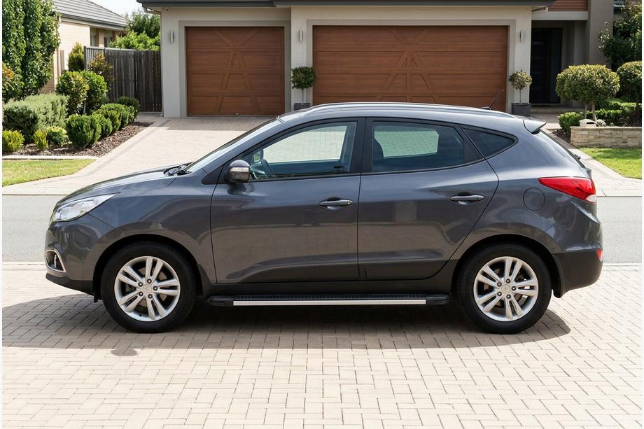 Hyundai IX-35 2010–2015 Stranski pragovi Maya V1 (2 kos, aluminij) Image