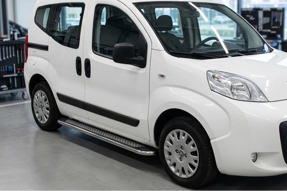 Citroen Nemo 2007–2017 Stranske stopnice Maydos V2 (2 kosa, aluminij/nerjavno jeklo) Image