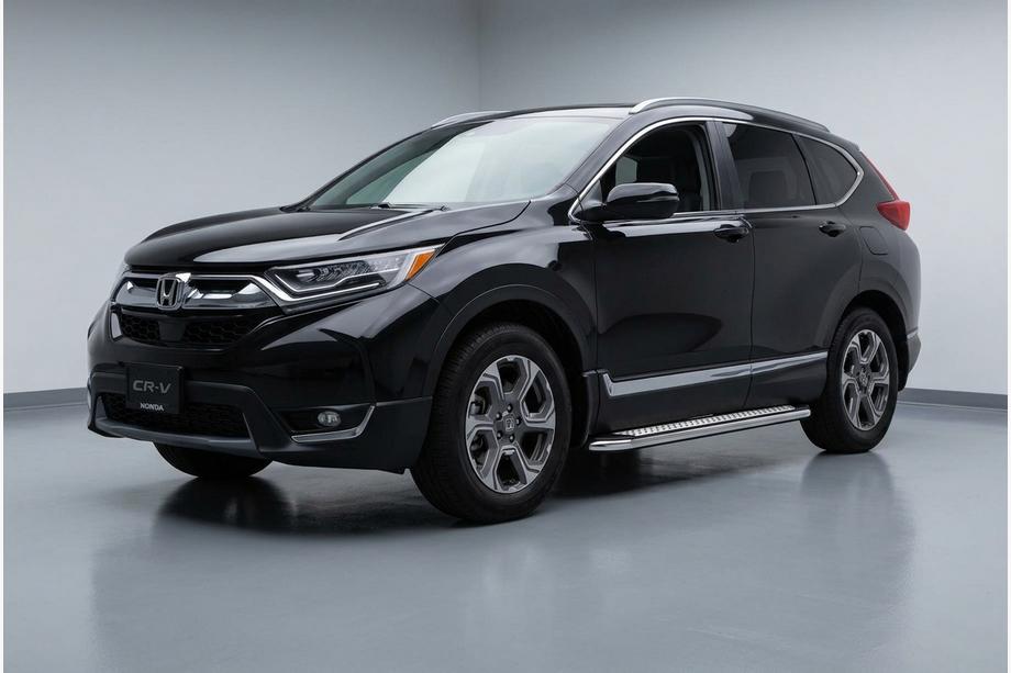 Honda CRV 2017–2022 Stranske stopnice Maydos V2 (2 kosa, aluminij/nerjavno jeklo) Image