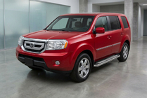 Honda Pilot 2008–2015 Stranske stopnice Maydos V2 (2 kosa, aluminij/nerjavno jeklo) fotografija 1