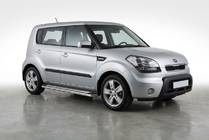 Kia Soul I 2008–2013 Stranske stopnice Maydos V2 (2 kosa, aluminij/nerjavno jeklo) fotografija 1