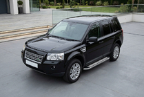 Land Rover Freelander II 2006–2014 Stranske stopnice Maydos V2 (2 kosa, aluminij/nerjavno jeklo) fotografija 1