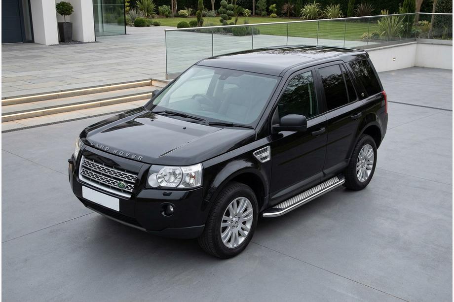 Land Rover Freelander II 2006–2014 Stranske stopnice Maydos V2 (2 kosa, aluminij/nerjavno jeklo) Image