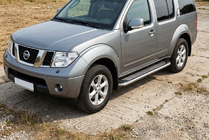 Nissan Pathfinder R51 2005–2014 Stranske stopnice Maydos V2 (2 kosa, aluminij/nerjavno jeklo) fotografija 1