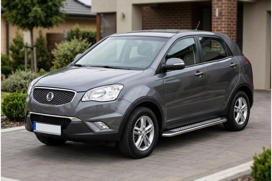 SsangYong Korando 2010–2019 Stranske stopnice Maydos V2 (2 kosa, aluminij/nerjavno jeklo) Image