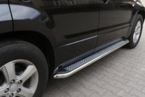 Suzuki Grand Vitara 2005–2017 Stranske stopnice Maydos V2 (2 kosa, aluminij/nerjavno jeklo) fotografija 1