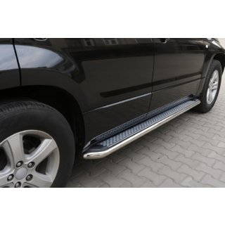 Stranske stopnice Maydos V2 (2 kosa, aluminij/nerjavno jeklo) Suzuki Grand Vitara 2005–2017 fotografija 1