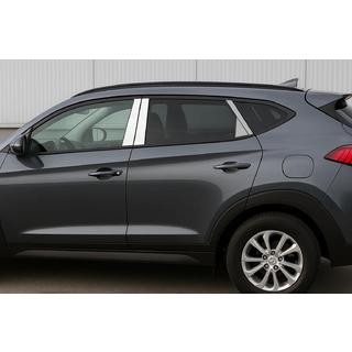 Pokrovi stebričkov (nerjavno jeklo) Hyundai Tucson TL 2016–2021 fotografija 1