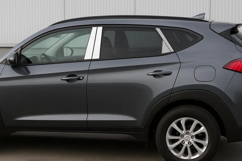 Hyundai Tucson TL 2016–2021 Pokrovi stebričkov (nerjavno jeklo) Image