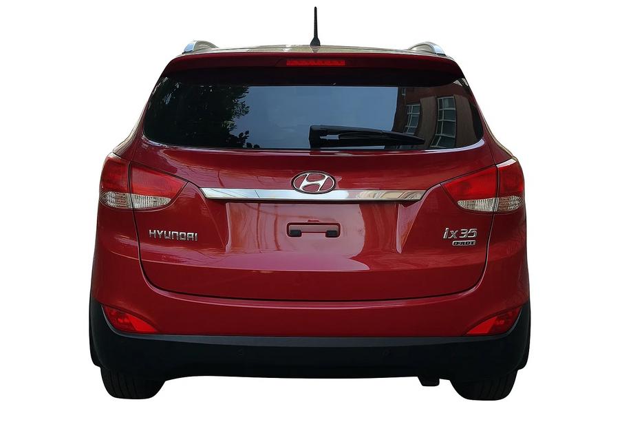 Hyundai IX-35 2010–2015 Kromirana letev nad registrsko tablico (široka) Image