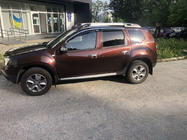 Dacia Duster 2008–2018 Vetrni deflektorji oken s kromirano letvico (4 kos, Niken) fotografija 1