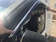 Fiat Doblo II 2010–2022 Vetrni deflektorji oken s kromirano letvico (4 kos, Niken) fotografija 7