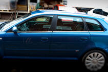 Audi A3 2003–2012 Spodnje okenske letvice (nerjavno jeklo) fotografija 4