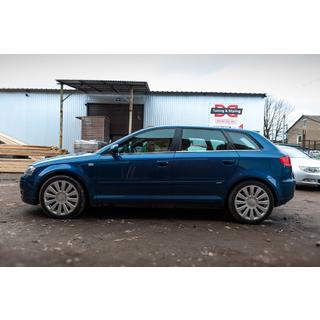 Spodnje okenske letvice (nerjavno jeklo) Audi A3 2003–2012 fotografija 2