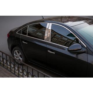 Nerjaveči pokrovi vratnih stebričkov (6 kos) Chevrolet Cruze 2009–2015 fotografija 1