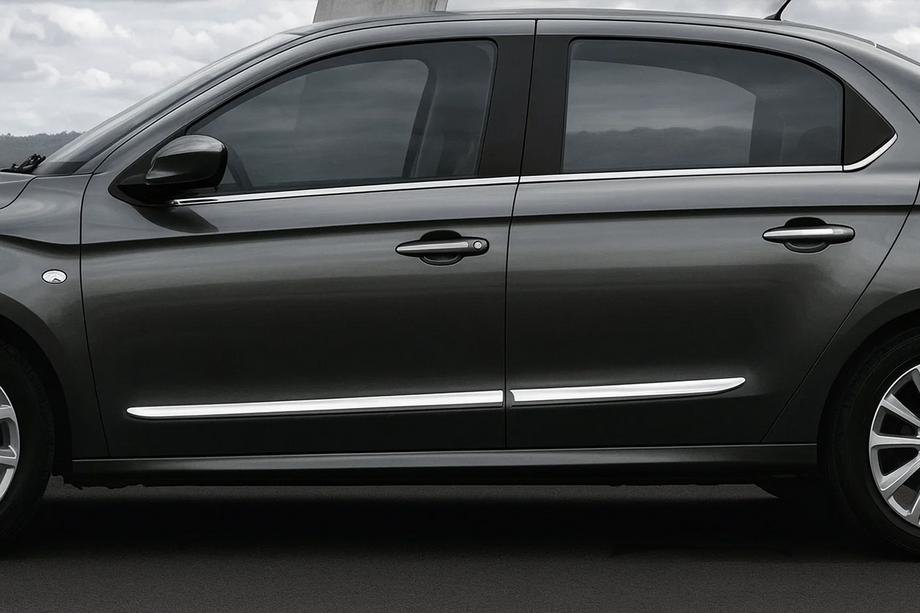 Fiat Albea 2002–2012 Okrasna letev vrat (nerjaveče jeklo) Image