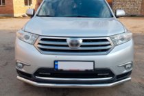 Toyota Highlander 2008–2013 Sprednji zaščitni lok ST008 (2010-2013, nerjaveče jeklo) fotografija 4