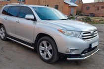 Toyota Highlander 2008–2013 Sprednji zaščitni lok ST008 (2010-2013, nerjaveče jeklo) fotografija 5