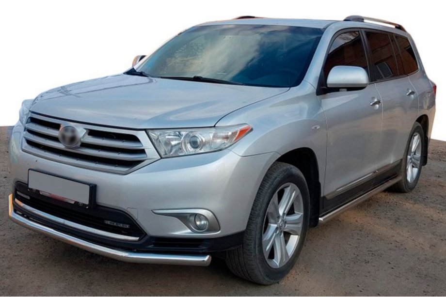 Toyota Highlander 2008–2013 Sprednji zaščitni lok ST008 (2010-2013, nerjaveče jeklo) Image