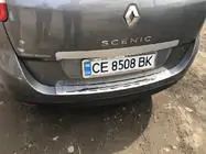 Renault Scenic/Grand 2009–2016 Obloga zadnjega odbijača Carmos (Grand, nerjavno jeklo) fotografija 2