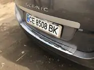 Renault Scenic/Grand 2009–2016 Obloga zadnjega odbijača Carmos (Grand, nerjavno jeklo) fotografija 5