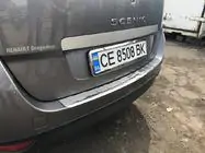 Renault Scenic/Grand 2009–2016 Obloga zadnjega odbijača Carmos (Grand, nerjavno jeklo) fotografija 6