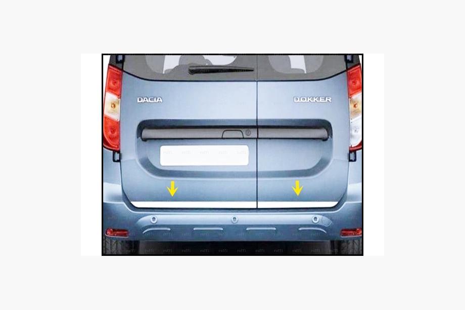 Renault Dokker 2013–2022 Zaščitna letev roba prtljažnika (nerjaveče jeklo) Image