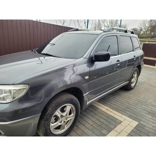 Spodnje okenske letve (6 kos, nerjaveče jeklo) Mitsubishi Outlander 2001–2006 fotografija 4