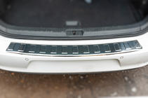 Volkswagen Golf 7/E-Golf 2012–2020 Zaščitna letev zadnjega odbijača Carmos (nerjavno jeklo) karavan fotografija 3