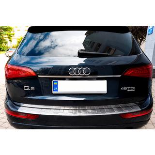 Zaščitna letev zadnjega odbijača Carmos (nerjavno jeklo) Audi Q5 2008–2017 fotografija 1