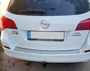 Opel Astra J 2009–2015 Zaščitna letev zadnjega odbijača V-1 Carmos (SW, nerjaveče jeklo) fotografija 1